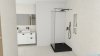 Schedpol Schedline Favory Plus brodzik kwadratowy 90x90x16cm Czarny Mat 3ST.F1K-9090/C/MG